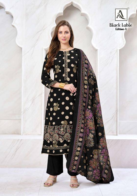 Alok suits black lable vol-4 Wholesale dress materials online